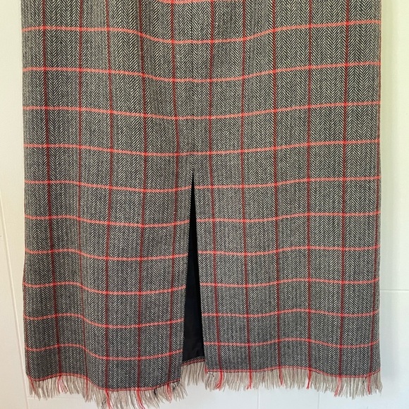 Harve Benard Sport Wool Maxi Skirt ~ Fringe Detail ~ Women’s Size 12 - Picture 6 of 11